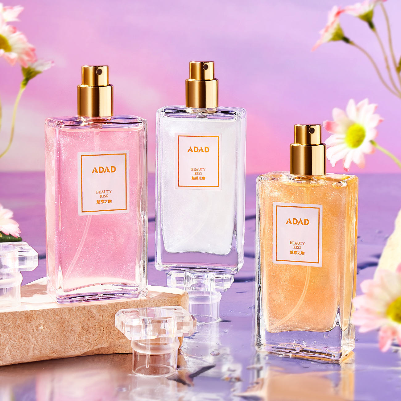 ADAD Charming Kiss Perfume for Women Natural Long Lasting Light Perfume Girl Flowering and Fruiting Perfume Spray for Students